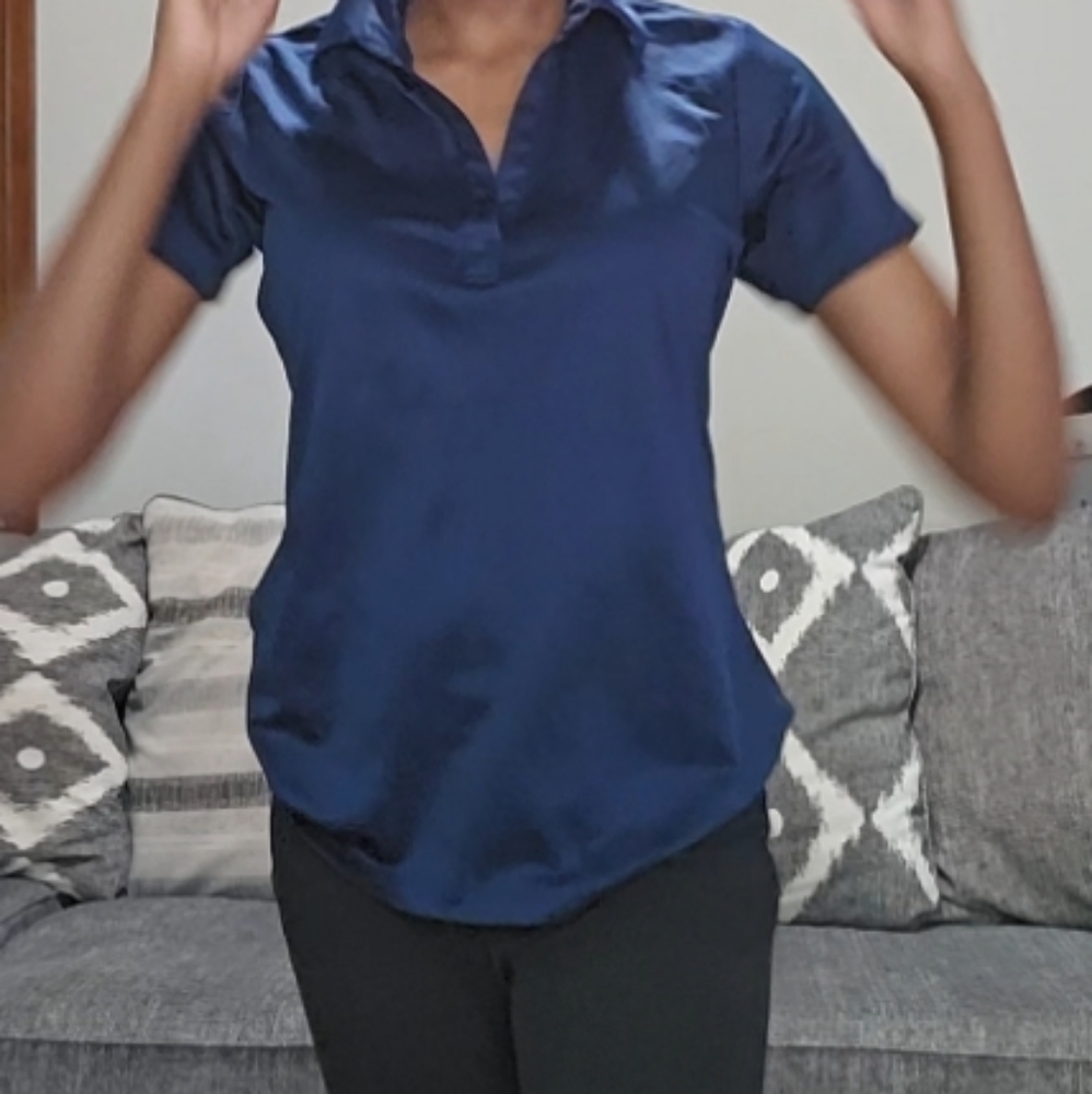 M Blue Comfort work shirt